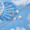 Unicraftale 20Pcs 2 Colors 304 Stainless Steel Pendant Cabochon Settings STAS-UN0023-10-3