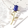 Rose Alloy Enamel Brooches PW-WG7E3FB-02-1
