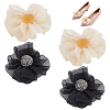 2 Pairs 2 Colors Alloy Shoe Buckle Clips DIY-GO0003-51A-1
