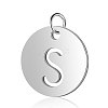 304 Stainless Steel Charms STAS-S105-T514S-S-1