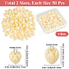 100Pcs 2 Styles Dyed Synthetic Coral Beads CORA-SP0001-02B-2