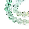 Gradient Color Baking Paint Glass Bead Strands X1-DGLA-A039-T6mm-A013-3