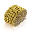 Plastic Sparkling Flower Shape Mesh Wrap Roll DIY-CJC0001-08B-1