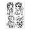 Custom Summer Theme PVC Plastic Clear Stamps DIY-WH0631-0016-8