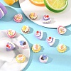 20Pcs Opaque Resin Beads RESI-YW0006-26-4