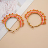 Stainless Steel Hoop Earrings OL6632-2-1
