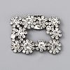 Alloy Crystal Rhinestone Shoe Buckle Clips FIND-WH0097-94P-1