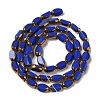 Electroplate Glass Beads Strands X-EGLA-P061-02A-01-2