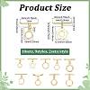 18Pcs 9 Styles Brass Toggle Clasps KK-ME0003-86-2