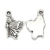 Tibetan Style Alloy Pendants TIBEP-M038-03AS-3