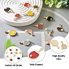 Craftdady 14Pcs 7 Style Zinc Alloy Enamel Pendants ENAM-CD0001-26-12