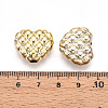 Plating CCB Plastic Waffle Beads PACR-C004-08G-4