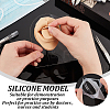 Soft Silicone Flexible Model Body Displays with Acrylic Stands ODIS-WH0026-06A-3