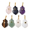 Natural & Synthetic Mixed Stone Pendants G-P628-05G-M-1