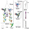 Bird DIY Diamond Painting Wind Chime Kits PW-WG89E42-01-2