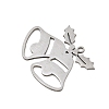 Christmas 201 Stainless Steel Pendants STAS-C156-01M-P-2
