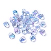 Transparent Glass Charms GLAA-O017-02A-1