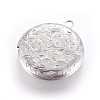 Tarnish Resistant 304 Stainless Steel Locket Pendants STAS-P237-04P-1