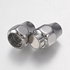 304 Stainless Steel Magnetic Clasps STAS-O114-025A-P-3