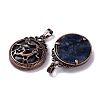 Natural Sodalite Pendants G-A241-02R-02-2