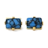 Brass Stud Earrings KK-F358-03G-03-2