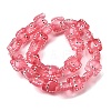 Transparent Glass Beads Strands LAMP-L078-010C-1