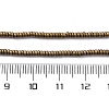 Electroplated Non-magnetic Hematite Beads Strands G-P571-A01-01H-4
