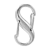 Alloy Double S Snap Hook Spring Keychain Clasps FIND-YW0004-08P-1