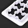 3 Sizes Puzzle Food Grade Plastic Cookie Cutters Sets DIY-L057-11-4