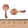Spray Painted Alloy Enamel Pendants ENAM-K076-38G-01-3