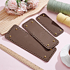 3Pcs Imitation Leather Bag Base DIY-WH0816-166A-G-4
