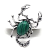 Synthetic Malachite Big Pendants PW-WGB167E-16-1