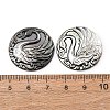 Natural Black Lip Shell Carved Cabochons SHEL-G024-03A-3