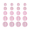 280Pcs 5 Sizes Transparent Acrylic Beads FACR-TA0001-02-1