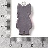 Opaque Resin Cat Pendants RESI-S399-07A-3