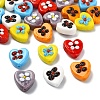30Pcs 6 Colors Handmade Lampwork Beads LAMP-YW0004-19-1