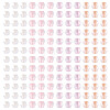 405Pcs Eletroplated Transparent Glass Beads GLAA-TA0003-66D-2