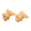 Natural Topaz Jade Carved Healing Goldfish Figurines DJEW-D012-08D-1