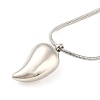 Non-Tarnish 304 Stainless Steel Pendant Necklaces for Women NJEW-H020-01P-2