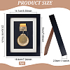 Wooden Single Medal Display Case ODIS-WH0086-113A-2