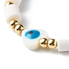 Handmade Polymer Clay Beads Stretch Bracelets BJEW-JB06495-6