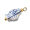 Handmade Porcelain Pendants PR-CBA0027-03G-05-2