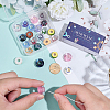 30Pcs Handmade Lampwork European Beads LAMP-SC0001-74-3