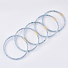 PVC Plastic Buddhist Bangle Sets BJEW-Q698-03-2