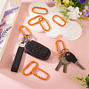10Pcs Alloy Spring Gate Rings FIND-TA0009-25C-5