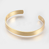 Brass Cuff Bangle BJEW-P168-E03-6