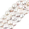 Natural Keshi Pearl Beads Strands PEAR-S018-02H-1