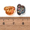 Electroplate Glass Beads GL-CBA1F09-03-3