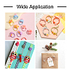 DIY Macaron Color Hair Ties Making Kit DIY-TA0004-55-8