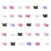 30Pcs 5 Colors Alloy Crown European Beads FIND-YW0011-91-2